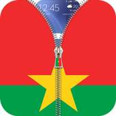 Burkina Faso flag zip Lock 1.2