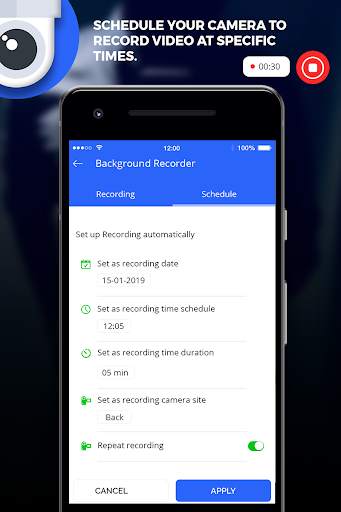 Background Video Recorder screenshot 3