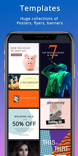 Poster Maker 2021 Flyer, Banner Ad graphic design screenshot 3