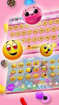 Color Candy Crush Saga Keyboard Theme screenshot 3