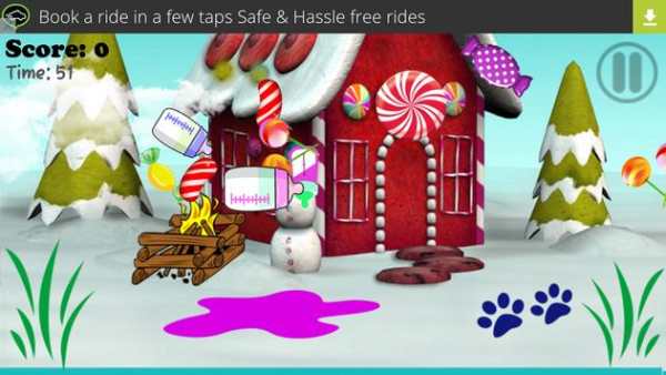 Frozen Baby Bottle Crush Game screenshot 1