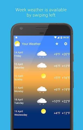 Your Weather screenshot 2