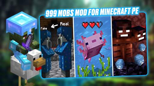 999 Mobs Mod for Minecraft PE screenshot 1