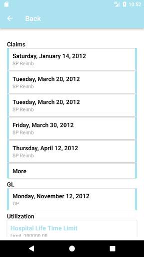 MMB eClaims screenshot 7
