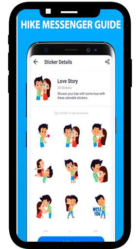 Hike Messenger Group Sticker Chat Guide screenshot 2