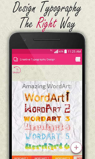 Creative Typography Design screenshot 5