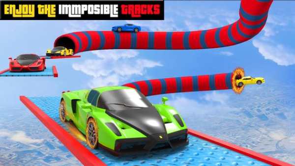 Real Impossible Track Racing GT Car Stunt Driving screenshot 2