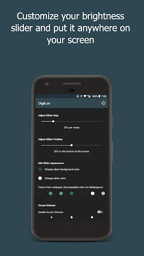 DigiLux: Fingerprint Gestures for Phone Brightness screenshot 1