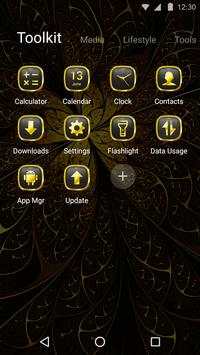 Gold Rose Theme for Android Free screenshot 3