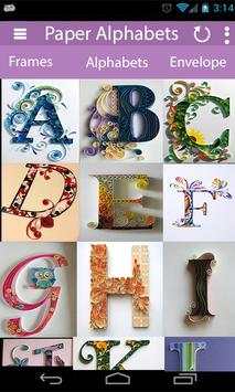 Quilling Paper Alphabets – Stylish Alphabet Design screenshot 1
