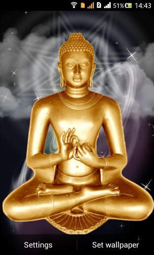 Lord Buddha Live Wallapaper screenshot 2