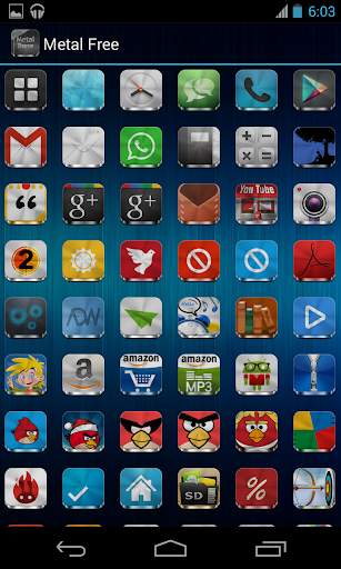 Metal Free(APEX NOVA GO THEME) screenshot 5