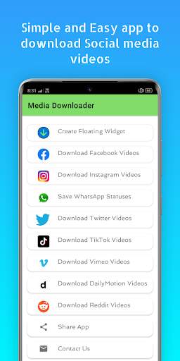 Media Downloader screenshot 1