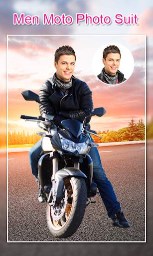 Men Moto Photo Suit screenshot 5