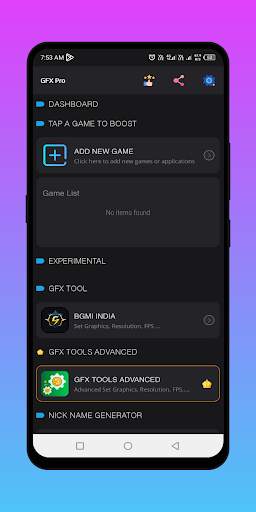 GFX Pro - GFX Tool PUBG / BGMI screenshot 3