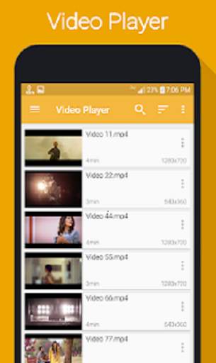 MVX Video Player screenshot 1