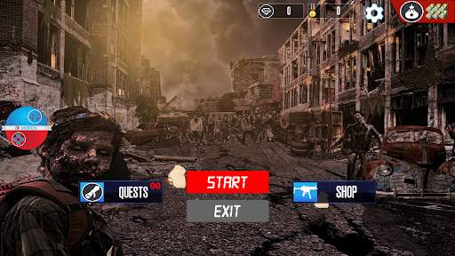 Game Horor Zombie mendarat screenshot 1