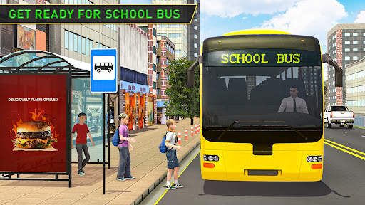 School Bus Parking 3d-Bus Game screenshot 1