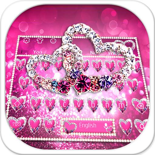 Colorful Diamond Heart Keybaord 10001006