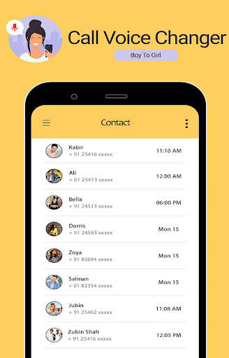 Call Voice Changer Boy to Girl screenshot 17