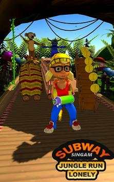 Subway Singam Jungle Run Lonely screenshot 1