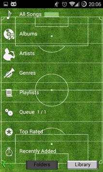 Poweramp Skin Football screenshot 4