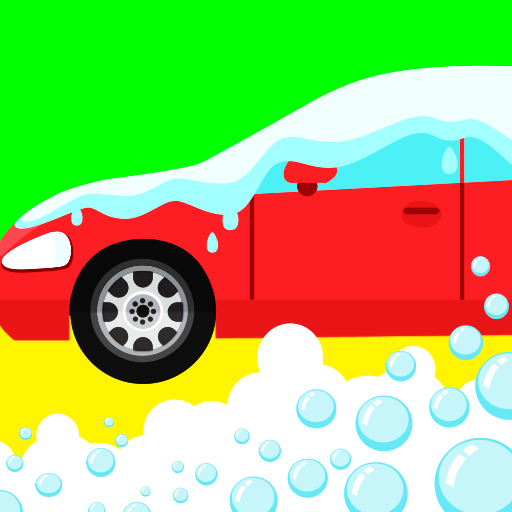 clean car wash game icon