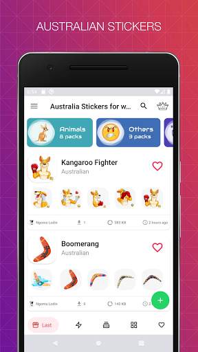 Australia stickers for WhatsApp / WAStickerApps screenshot 1
