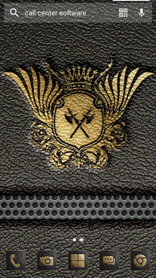 Leather Solo Launcher Theme screenshot 4