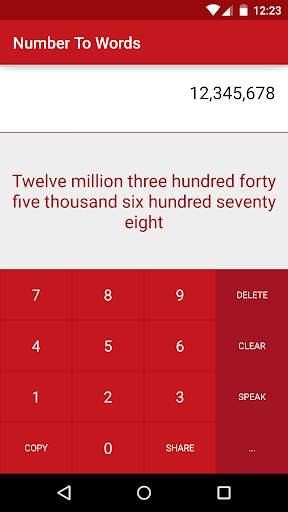 Number To Words screenshot 1