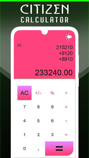 CITIZEN CALCULATOR screenshot 4