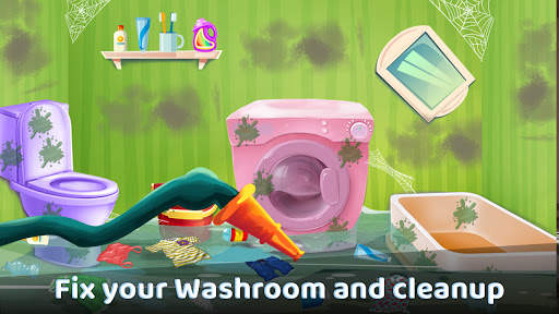 Washroom Cleanup 3D - Deep Clean Bath & House Inc. screenshot 3