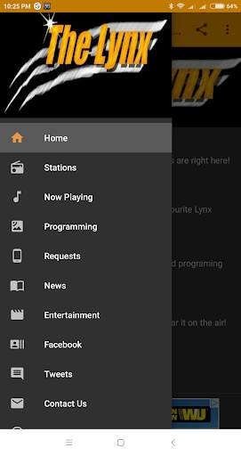 Lynx Internet Radio Network screenshot 1