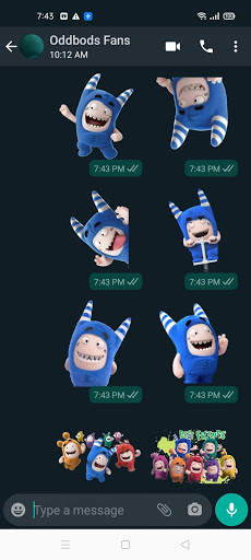 WAStickerApps - Oddbods Stickers For WhatsApp screenshot 2