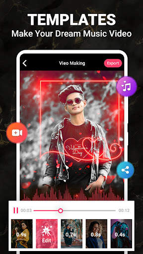 Beat Music Video Maker-VidReel screenshot 4