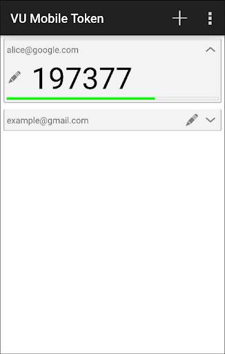 VU Mobile Token screenshot 1