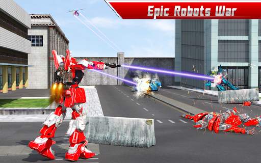 Bus Robot Car Flying Transform – New Robot Game screenshot 2