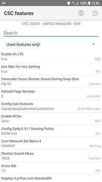 CSC Feature Expert for Samsung 1 تصوير الشاشة