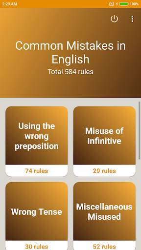 Common Mistakes in English скриншот 1