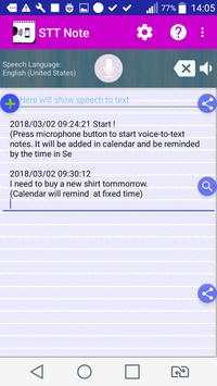 Speech to Text Notes screenshot 1