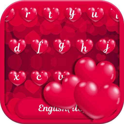 Red Heart Balloon Keyboard - Sweet Heart 1.0