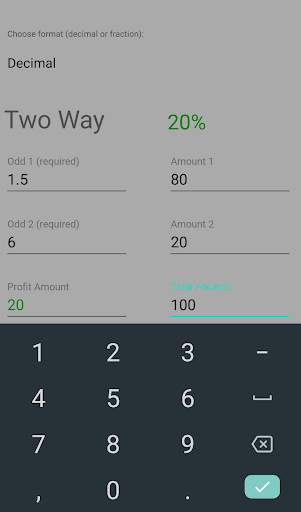 Arbitrage Calculator screenshot 7