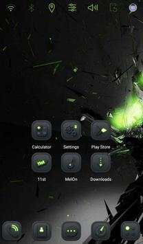 Black Big Bang Launcher theme screenshot 3
