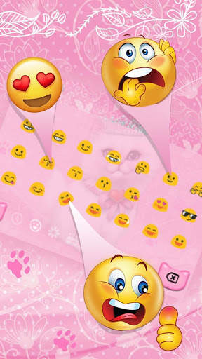Cute Furry Kitty Keyboard screenshot 3