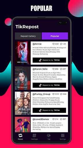 ReTik: Repost for TikTok Followers & Boost Account screenshot 3