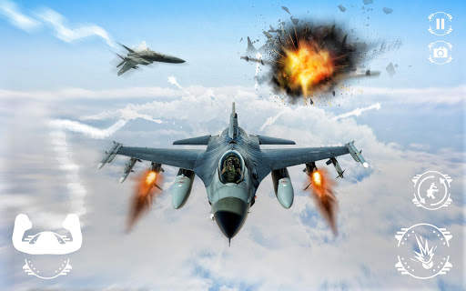 Modern Air Combat Strike: Jet Fighting Plane Games screenshot 1
