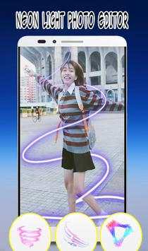 Neon Light Photo Editor 3 تصوير الشاشة