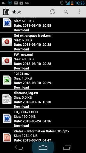 Attachment INBOX Free screenshot 1