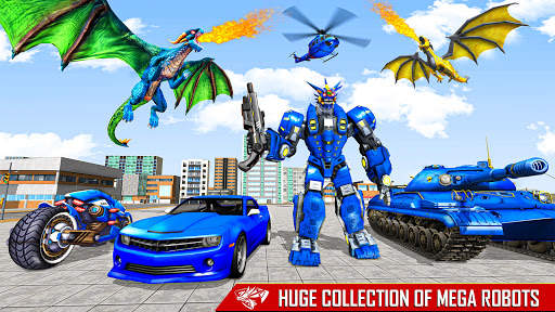 Dragon robot transformation 3D screenshot 1