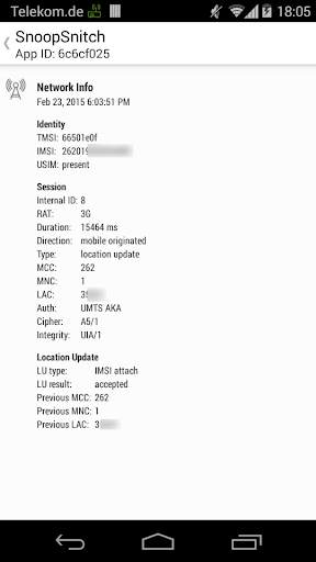 SnoopSnitch 6 تصوير الشاشة